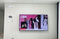 인천남동구 유승한내들75인치대형TV설치/LED시계매립/안방선없는TV설치